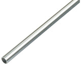 Teava Aluminiu Rotunda Alberts Ø10x1 Mm, Lungime 1m, Nuanta Otel Cromat