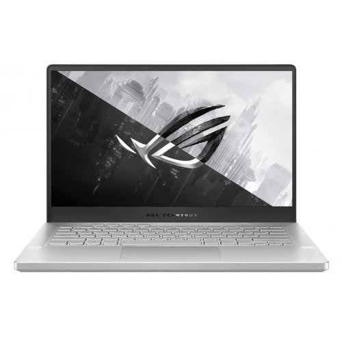 Laptop Gaming ASUS ROG Zephyrus G14 GA401QM cu procesor AMD Ryzen™ 9 5900HS, 14", WQHD, 120Hz, 16GB, 512GB SSD, NVIDIA® GeForce RTX™ 3060 6GB, Free DOS, Moonlight White
