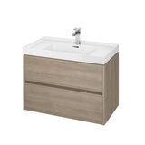 Dulap de baie stejar Cersanit Crea pentru lavoar Crea 80 Cersanit, 794x553x447 mm