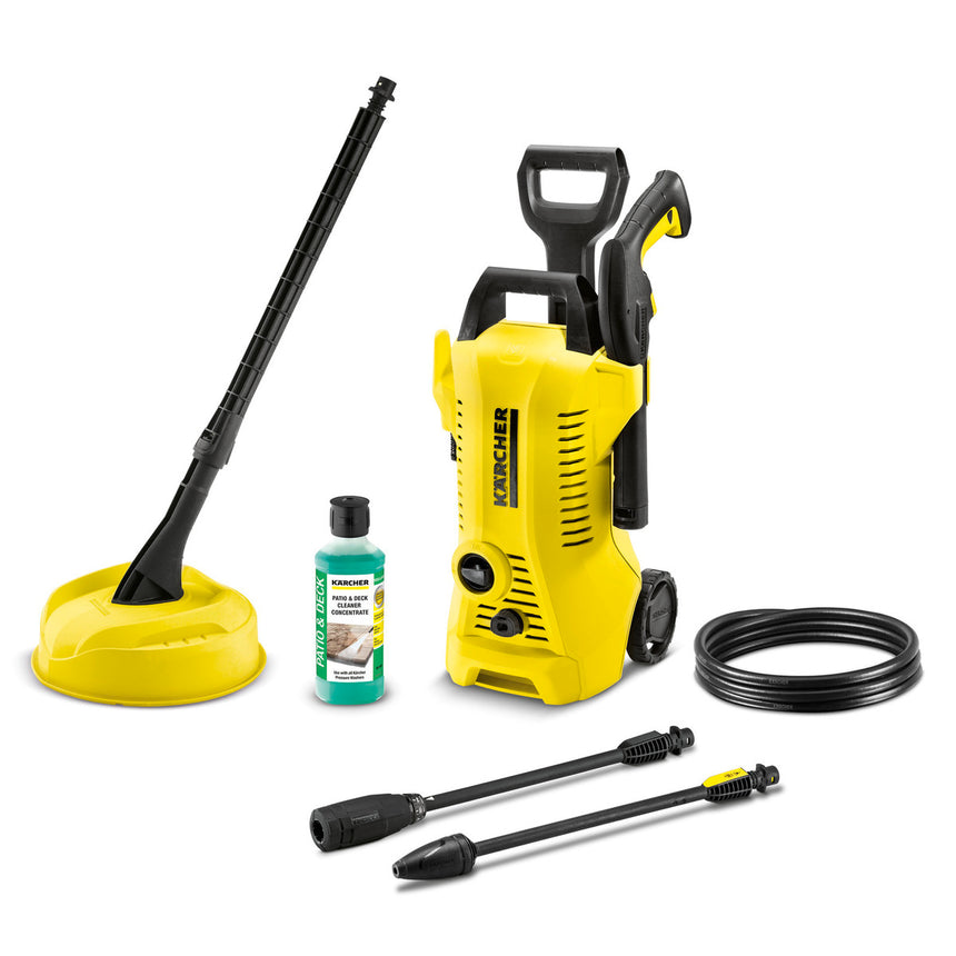 Aparat de spalat cu presiune Karcher K 2 Power Control Home, 1400 W, debit 360 l/h, presiune 110 bar, dispozitiv pentru curatarea suprafetelor mari T 1, detergent 0.5 l, Pistol de presiune ridicata G 120 Q