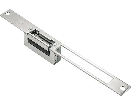 Broasca Ingropata Electromagnetica Jis 12v / Ac, Cu Placa 21/250 Mm, Otel Gri, Pentru Tamplarie Pvc/aluminiu