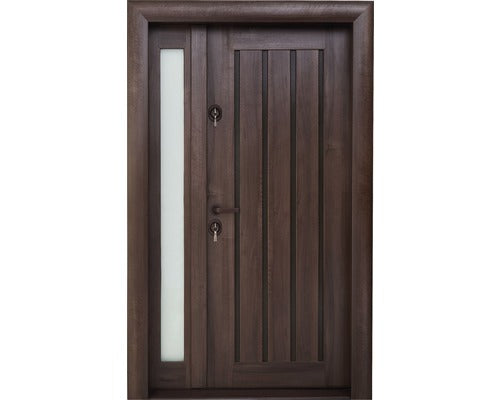Usa Exterior Metalica Arhitect 425 Nuc Wenge 120x201 cm Dreapta