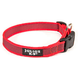 Zgarda IDC din nylon, pentru caini Julius K9, 20 mm, Rosu