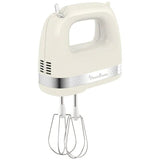 Mixer de mana Moulinex Soleil HM211A11, 200 W, 2 viteze, Alb