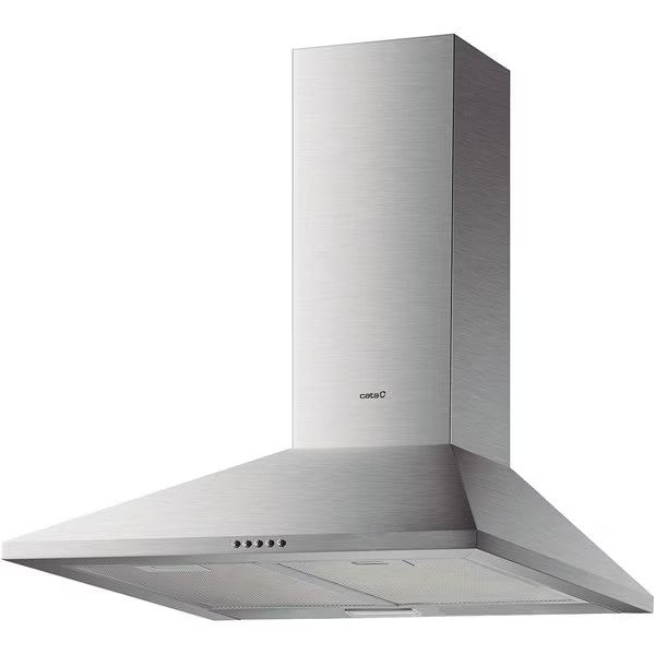 Hota decorativa CATA V3-T600 X, 65 W, 335 m3/h, 3 trepte, 60 cm, inox