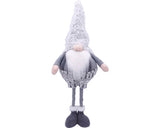 Figurina Mos Craciun Cu Picioare Telescopice Lafiora H 95 Cm