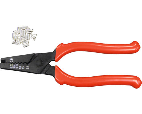 Cleste De Sertizat Papuci Werkzeyt 0, 25-2, 5 Mm², Incl. 150 Pini Terminali