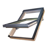 Fereastra de mansarda cu articulare mediana FTP-V U4, include rama EZV-A-XDP, Fakro - 78x118