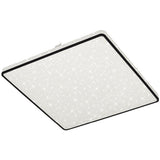 Plafoniera LED 48W (24+24) 420*50mm cu telecomanda Mia-CCT (cu stele, 3-moduri)