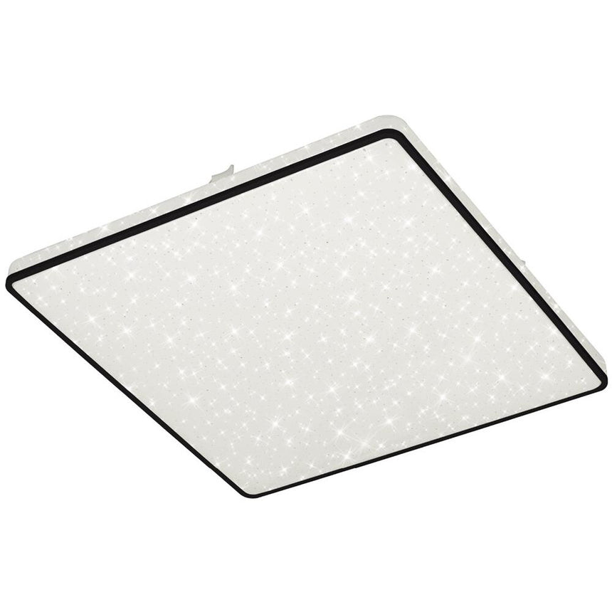 Plafoniera LED 48W (24+24) 420*50mm cu telecomanda Mia-CCT (cu stele, 3-moduri)