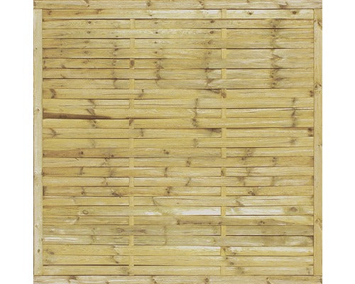 Gard Din Lamele, Solid, 180x180 Cm, Impregnat In Autoclava