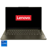 Laptop ultraportabil Lenovo Yoga Slim 7 14ITL05 cu procesor Intel Core i7-1165G7 pana la 4.70 GHz, 14", Full HD, IPS, 16GB, 1TB SSD, Intel Iris Xe Graphics, Free DOS, Dark Moss