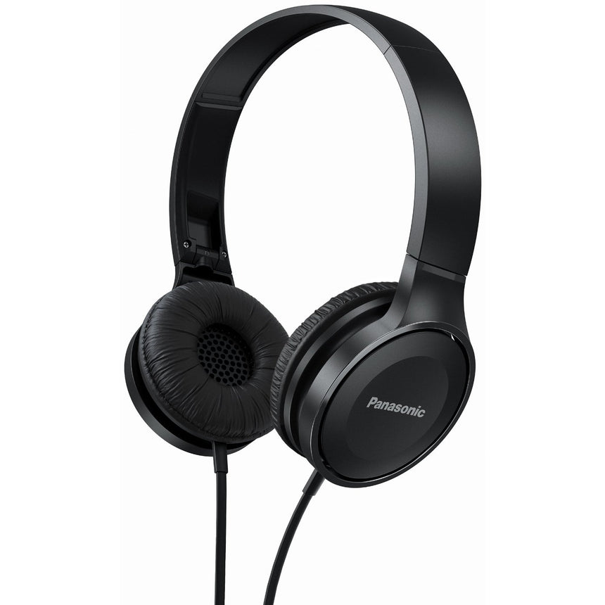 Casti audio cu banda Panasonic RP-HF100ME-K, Microfon, Negru