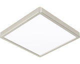 Panou Cu Led Integrat Fueva5 20w 2500 Lumeni 28, 5x28, 5 Cm, Montaj Aplicat, Lumina Neutra, Alb/nichel Mat