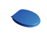 Capac WC universal Savini, inchidere simpla, 37,5x44,3 cm, albastru electric