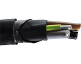 Cablu Armat Din Aluminiu Acyaby-f (Ac2xaby-f) 3x25 Mm² + 1x16 Mm², Conductor Rotund Unifilar