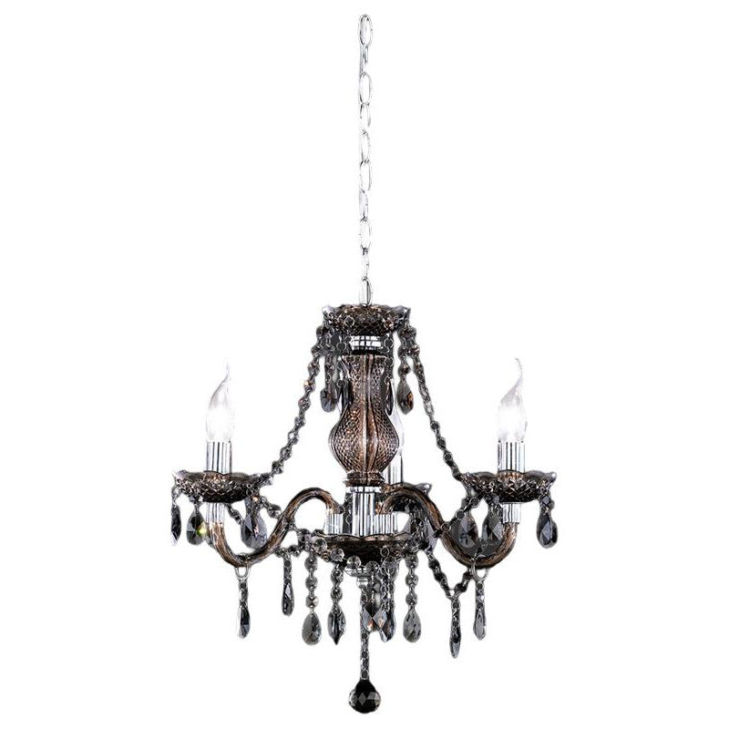 Candelabru, RL, Metal/Acril, 40 W, Argintiu/Negru