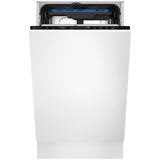 Masina de spalat vase incorporabila Electrolux EEM63301L, 10 seturi, 8 programe, Clasa D, Time Beam, Motor inverter, SatelliteClean, 45 cm