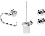 Set accesorii pentru baie Lenz Vida 4 piese crom