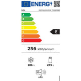 Combina frigorifica Beko B3RCNA404HDXB, 355 l, No Frost, Clasa E, HarvestFresh, Dispenser apa, AeroFlow, H 203.5 cm, Argintiu