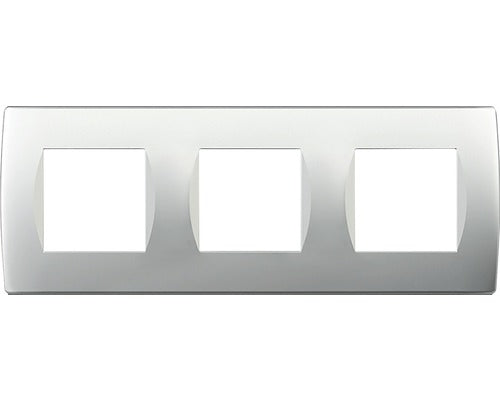 Rama Aparataje Tem Soft 3x2 Module, Argintiu