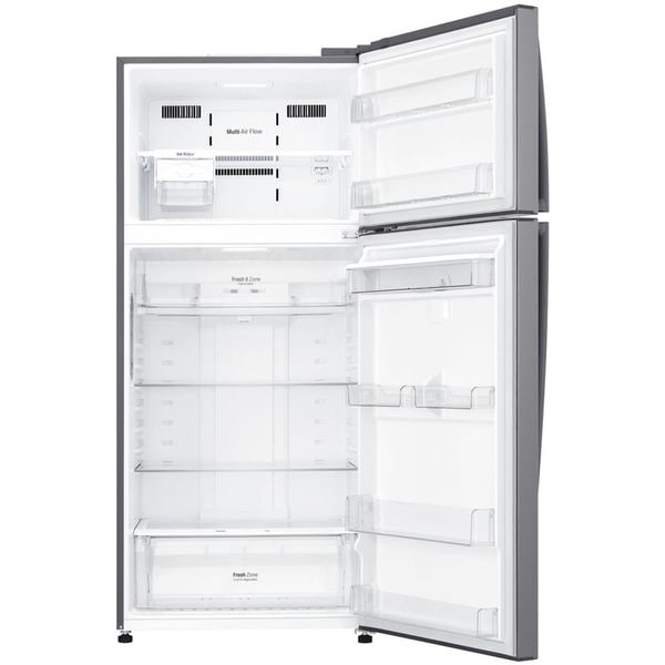 Frigider cu Doua Usi LG GTF744PZPED, No Frost, 509 l, H 180 cm, Clasa E, Argintiu