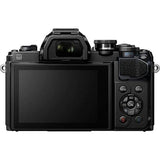 Set Aparat foto Mirrorless OLYMPUS E-M10 Mark III, 16.1 MP, 4K, Wi-Fi, plus Obiectiv EZ-M1442IIR, Negru