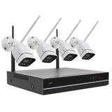 Kit supraveghere video PNI House WiFi660 NVR 8 canale si 4 camere wireless de exterior 3MP, P2P, IP66