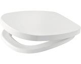 Set Vas WC compact Facile, Cersanit, cu capac WC duroplast, rezervor WC 3/6 L admisie inferioara, evacuare orizontala