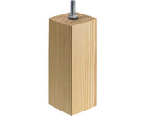 Picior Mobila Patrat Hettich Brema 50x50x150 Mm, Pin