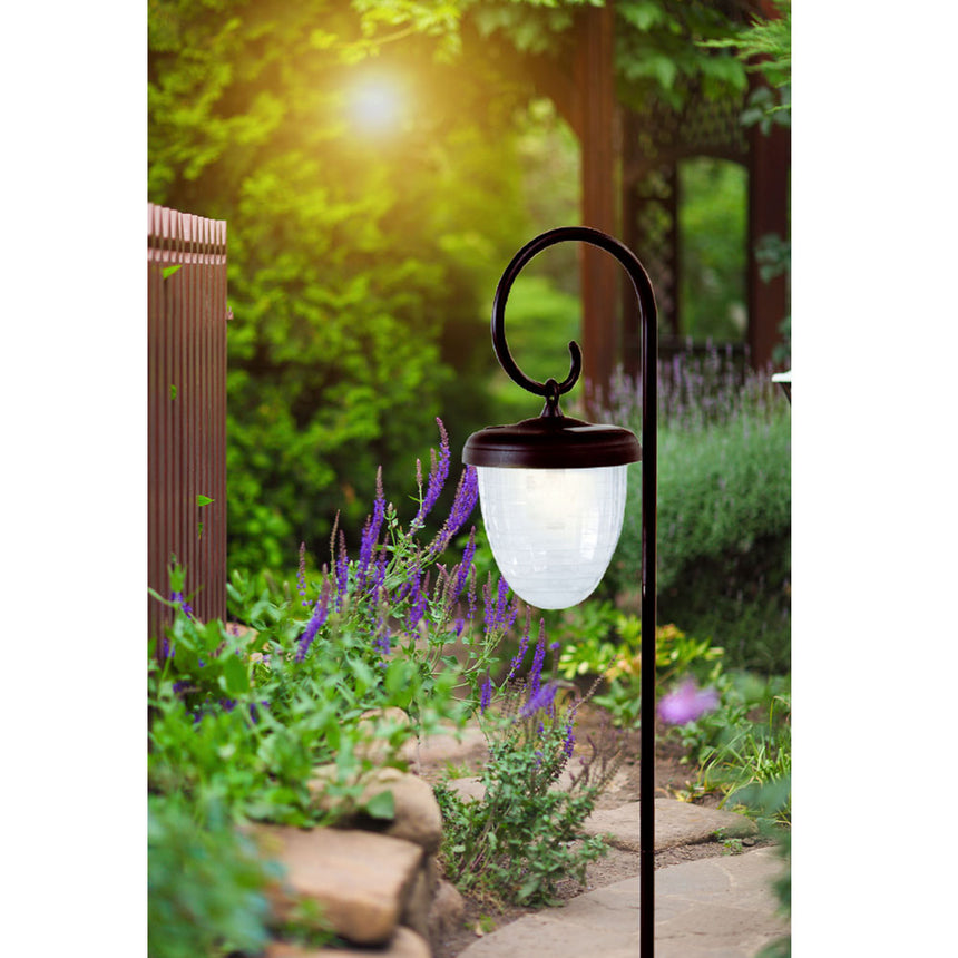 Lampa solara gradina Flink ghinda, 200mAh, 11x12x63 cm