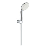Set para de dus Grohe Tempesta 100 27799001, 100 mm, 2 functii, suport, furtun 1.25 m, Crom