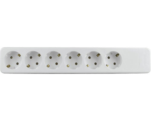 Multipriza Electrica Fara Cablu 6 Prize, Alba