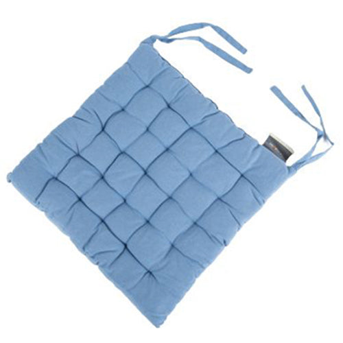 Perna pentru scaun Mendola Interior, 40x40x6 cm, bumbac 100%, 2 fete, 25 puncte, albastru-gri