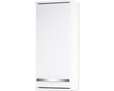 Dulap Baie Suspendat Diana 300, 1 Usa 2 Polite, PAL, 70,8x30,3 cm Alb Lucios