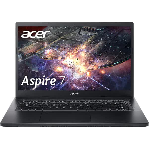 Laptop Gaming ACER Aspire 7 A715-51G-51QS, Intel Core i5-1240P pana la 4.4GHz, 15.6" Full HD, 8GB, SSD 512GB, NVIDIA GeForce RTX 3050 Ti 4GB, Free DOS, Negru