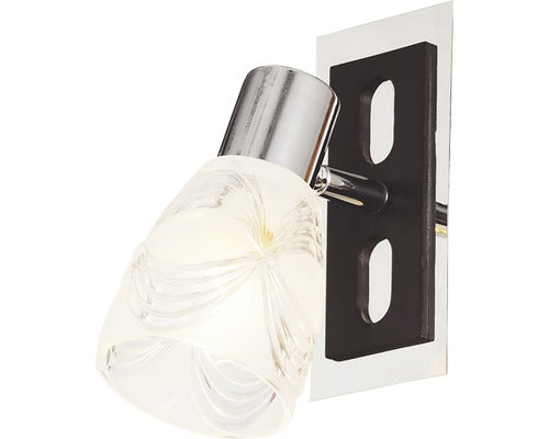 Spot Aplicat Jay E14 Max. 1x40w, Maro/crom