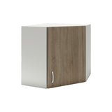 Corp Superior Colt haaus Karo, Stejar Somona Inchis/Alb, 60 x 60 x 60 cm