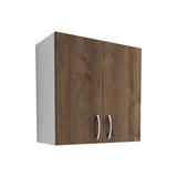 Corp Superior haaus Karo, 2 Usi, Stejar Bronz/Alb, 60 x 30 x 60 cm