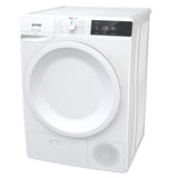 Uscator de rufe GORENJE DE82, Pompa de caldura, 8 kg, 16 programe, Clasa A++, Alb