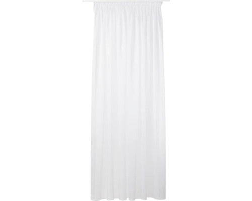 Perdea Cu Rejansa Multifunctionala Sable Uni Alb 300x245 Cm