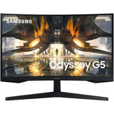 Monitor gaming curbat LED VA Samsung Odyssey 27", WQHD, DisplayPort, 1ms, 165Hz, FreeSync, vesa, Negru