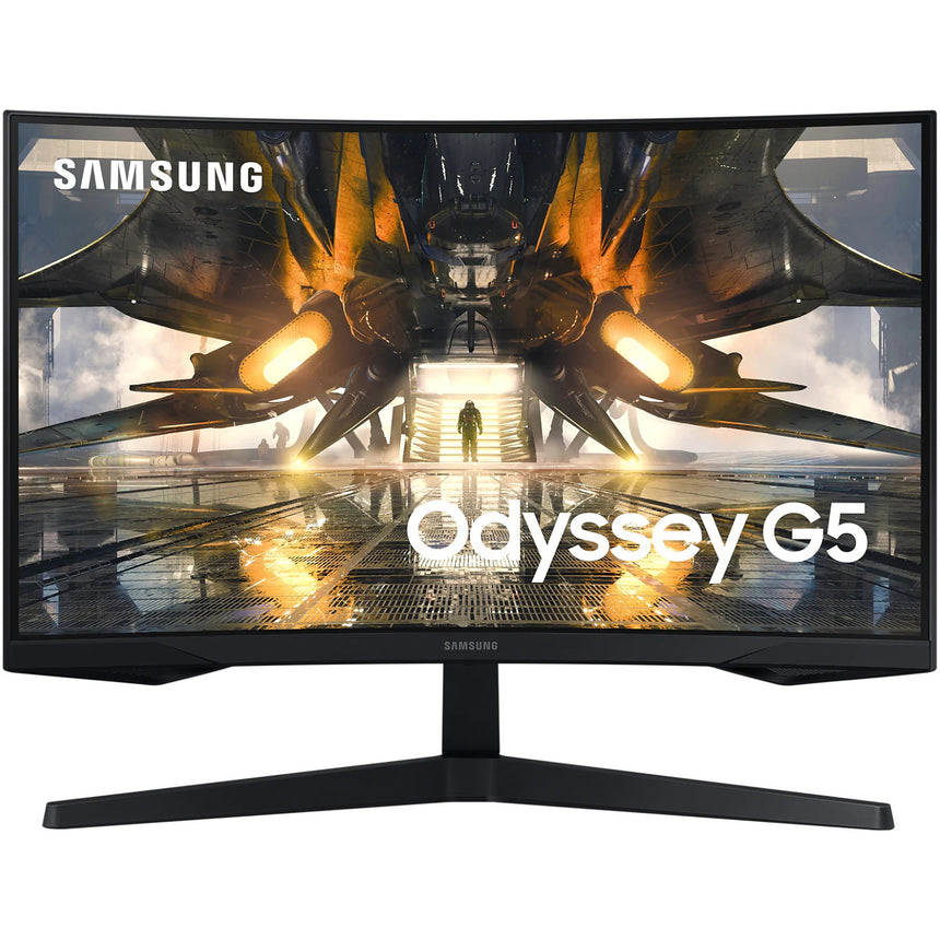 Monitor gaming curbat LED VA Samsung Odyssey 27", WQHD, DisplayPort, 1ms, 165Hz, FreeSync, vesa, Negru