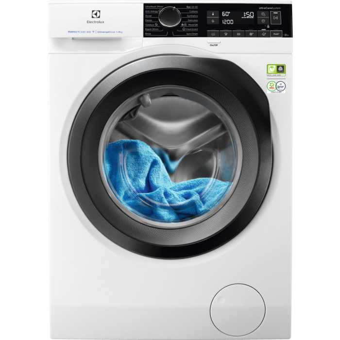 Masina de spalat rufe Electrolux EW8F249PSC, 9 kg, 1400 rpm, Clasa A, Motor Inverter cu MagnetPermanent, Control touch, SteamCare, SensiCare, FreshScent, Alb