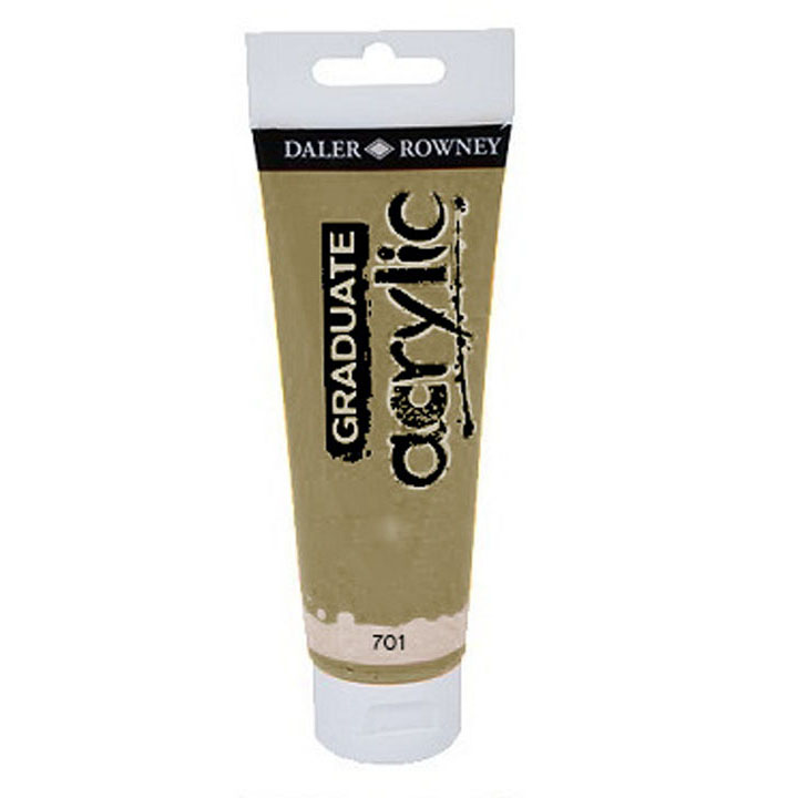 Vopsea acrilica, Daler-Rowney, 120 ml, Gold imit 701