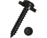 Holsuruburi Cu Cap Bombat Cruce Si Saiba Dresselhaus 3, 9x16 Mm Otel Inox A2 Brunat, 100 Bucati, Pentru Pervaz Fereastra
