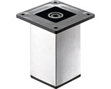 Picior Mobila Patrat Hettich Arytano 50x50x100 Mm, Otel Inoxidabil