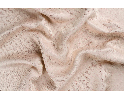 Draperie Cu Inele Agadir Jacquard Roz 140x245 Cm