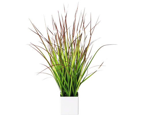 Planta Artificiala Iarba Imperata Cylindrica H 46 Cm Rosu/ Verde