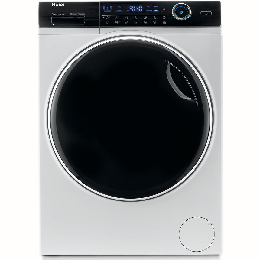Masina de spalat rufe Haier HW120-B14979-S, 12 kg, 1400 rpm, Clasa A, Motor Direct Motion, Refresh, ABT, Steam, Dual spray, Pillow Drum, iTime, Smart Detecting, Alb